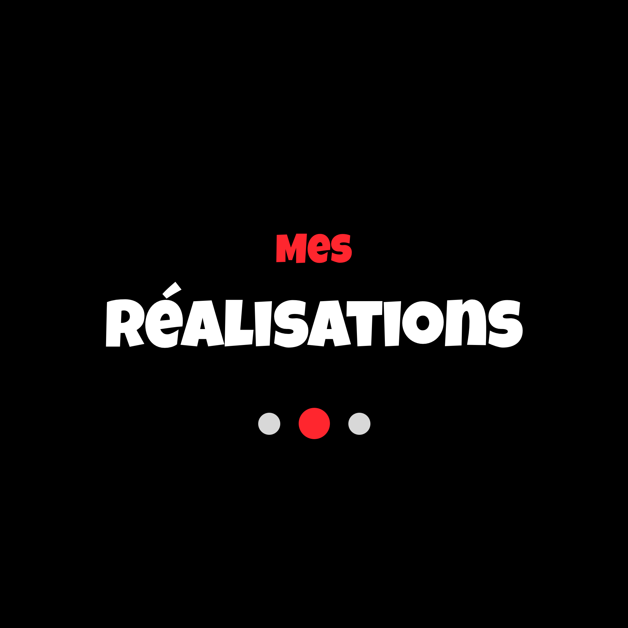 Découvrez mes réalisations